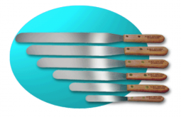 4" Flexible Stainless Steel Ink Spatula with Rose Wood Handle